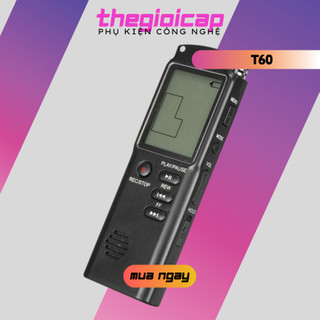 Máy ghi âm chuyên nghiệp t60 bộ nhớ trong 8gb