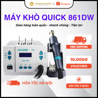 Máy Khò Nhiệt QUICK 861DW - 1000W, Màn Hình Kỹ Thuật Số, Hàn Chip PCB, Đa Năng, Chuyên Dụng Sửa Chữa Điện Tử