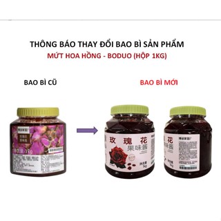 Mứt Hoa Hồng Boduo hộp trong (1kg)