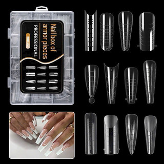  Khuôn up móng gel gôm dual form vuông thang,nhọn khuôn gel up đủ các mẫu - phụ kiện nail Hoàng Ka 