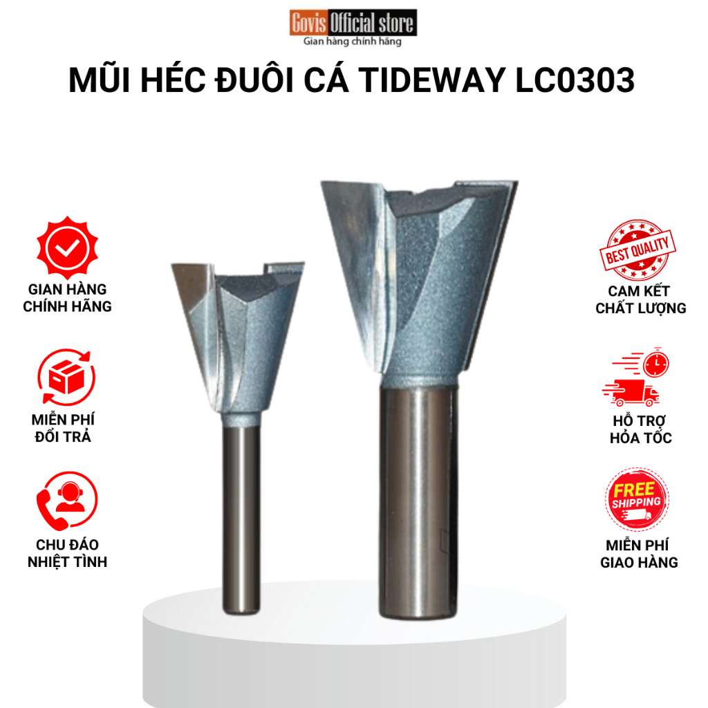 MŨI HÉC ĐUÔI CÁ TIDEWAY LC0303
