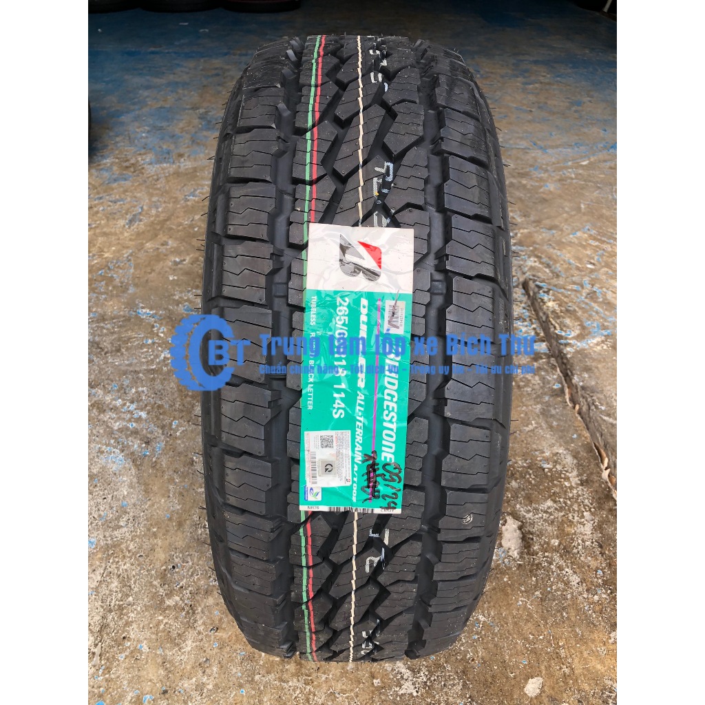 Lốp Bridgestone 265/60R18 All-Terrais A/T 002 Cửa Hàng Lốp Bích Thư, Lốp Xe Bền Bỉ Bám Đường Tốt