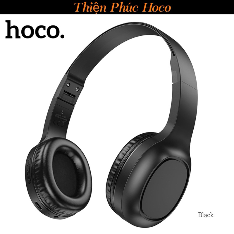 [Hàng Chính Hãng]Tai Nghe Nhạc Blutooth Chụp Tai Hoco W46 Headphones,Nghe Nhạc Hay, Chụp Tai Êm Ái,B