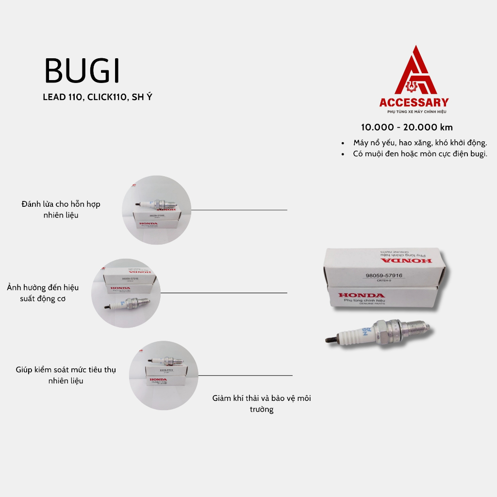 BUGI CR7EH-9 SH Ý/ AB 110 Birator/ LEAD 110