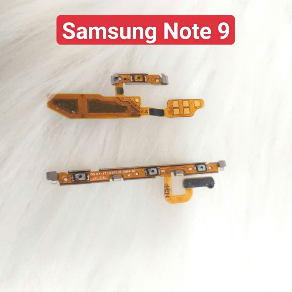 Dây Nút Nguồn Âm Lượng Samsung Galaxy Note 9 Zin Tháo Máy Ảnh Chụp Thật