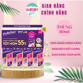 Thùng 48 hộp sữa nước pediasure vani 110ml_180ml