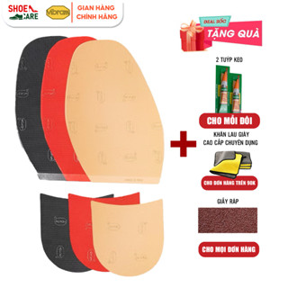 Vibram - Combo cặp bộ dán đế giày/dép Nam/Nữ cao su chống trơn - Tặng kèm keo chuyên dụng + giấy ráp tự dán (FREE SHIP)