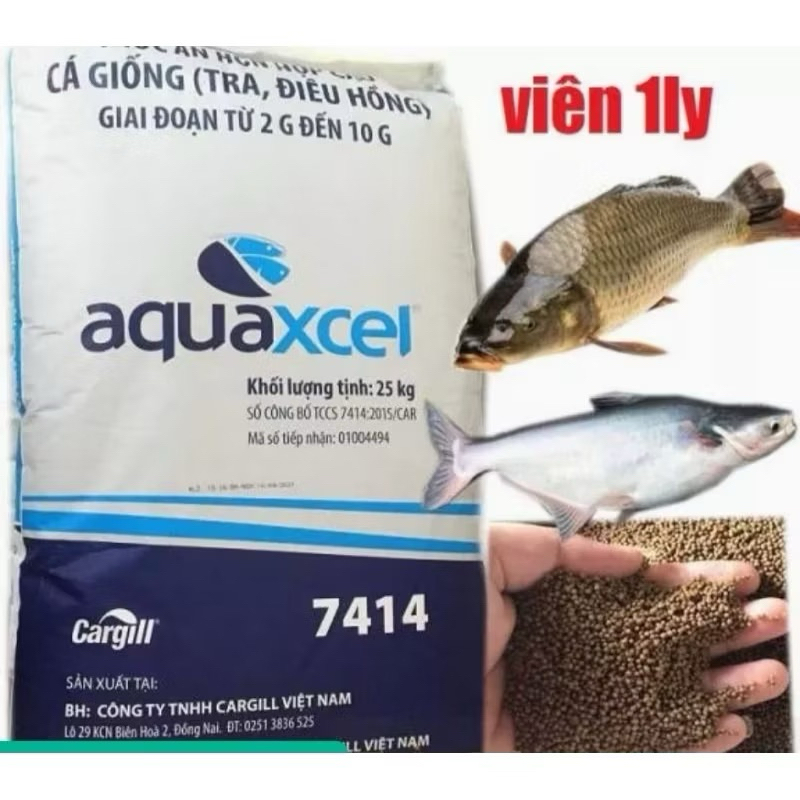 Cám Cargill 7414 (40% đạm ) cho cá ăn và xay nhuyễn trộn mồi câu cá