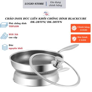  CHẢO RÁN BLACK- CUBE thương hiệu DURAKING model DK-28TFN  Size 28cm  DK-30TFN  Size 30cm  