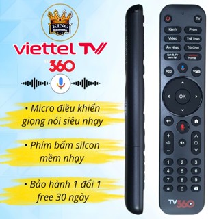 Điều khiển đầu thu 360TV vietell play box giọng nói hàng chính hãng