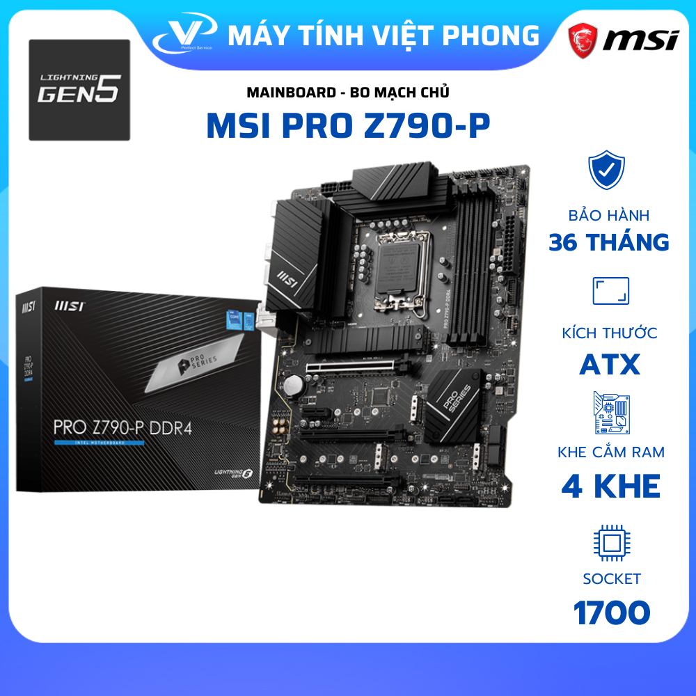[FULL VAT] MAINBOARD MSI PRO Z790-P DDR4