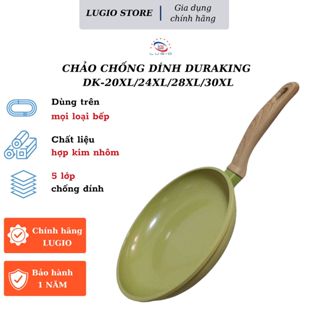  Chảo hợp kim  chống dính Gốm  thương hiệu DURAKING model DK- 20XL DK- 24XL DK- 28XL DK- 30XL 