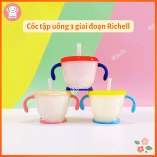 Cốc tập uống 3 giai đoạn Richell Nhật