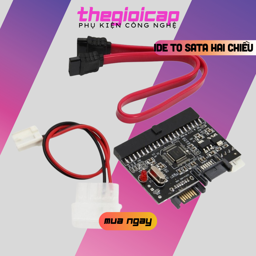 Card Chuyển Đổi IDE To Sata Hai Chiều