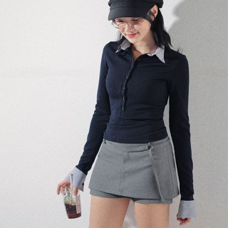 Seleen, Áo cổ sơ mi dài tay cài nút, WT0130