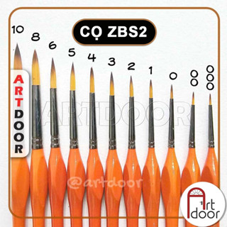 [ARTDOOR] Cọ vẽ đầu tròn HAND (ZBS2), ARTPOWER (ZBS2) học vẽ trang trí màu nước, pentel poster, gouache