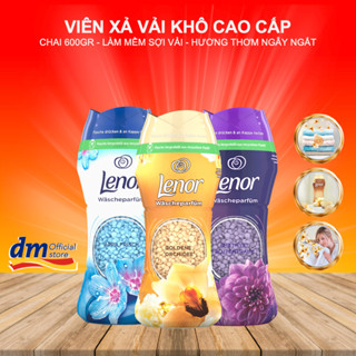 Viên xả vải khô Lenor Đức tích hợp nước hoa giúp làm mềm vải và lưu hương thơm quyến rũ ngất ngây