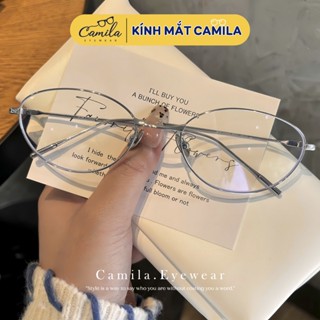 Gọng Kính cận nữ thời trang mắt oval nhỏ gọng titan mảnh kiểu dáng Hàn Quốc - Kính mắt nữ