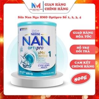Sữa Nan Nga HMO Optipro Số 1, 2, 3, 4 Giúp Bé Phát Triển Toàn Diện Hộp 800g