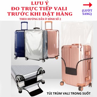 Bọc vali bằng nhựa PVC trong suốt cao cấp chống trầy xước, chống thấm nước khi đi du lịch, công tác