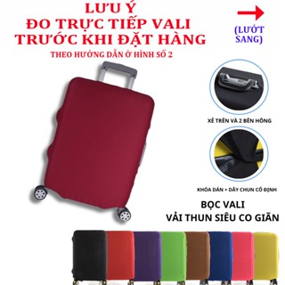 Bọc vali vải thun co giãn chống trầy xước có thể giặt được tiện lợi khi đi công tác, du lịch