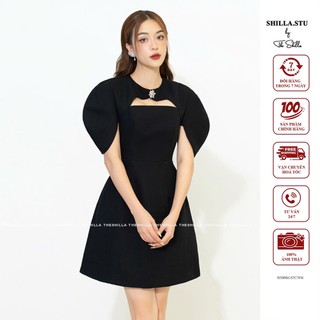 Váy đầm thiết kế cao cấp đen kiểu dáng sang trọng [ Ảnh thật ] The Shilla - SCG.B39B60.57C7PK(SA25)
