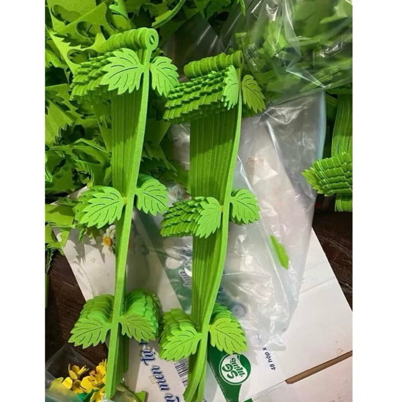 Dây lá nỉ trang trí mầm non, sản phẩm trang trí đa năng