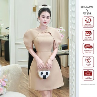 Váy đầm thiết kế cao cấp kem kiểu dáng sang trọng [ Ảnh thật ] The Shilla - SCG.B39B60.57C7PK(SA25)