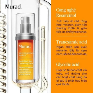 serum murad rapid dark spot mờ nám sạm, serum retinol murad cao cấp minisize 5ml