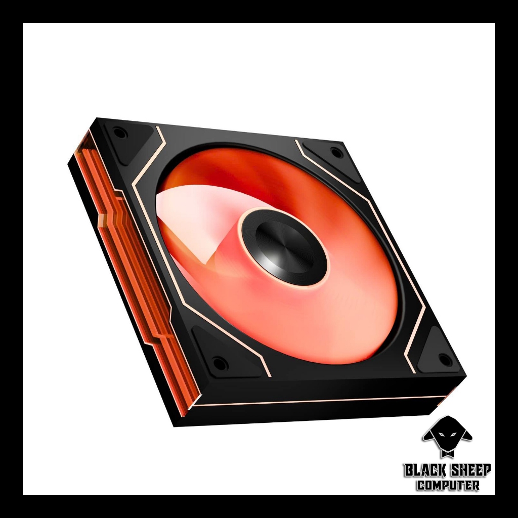 Quạt Fan LEOPARD STARTRAIL BLACK - SYNC MAIN 3PIN 5V Kèm 4 Ốc ( Không gắn nguồn hoặc cần Hub 3Pin 5v