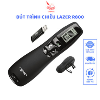  Bút Trình Chiếu Lazer R800- R400 Logitec Aphavin - Bút Laser Thuyết Trình Slide Powerpoint Word Excel 