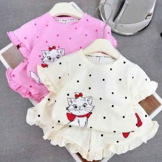  Bộ Đồ Bé Gái MiDu Kid Hoạ Tiết Hoạt Hình Đáng Yêu Cho Bé 0-5 Tuổi Chất Cotton Mềm Mịn 