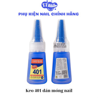Keo 401 dán móng nail - Keo dán đa năng Hàn Quốc loại tốt .Phụ kiện nail chính hãng
