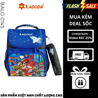 Cặp Đi Học Cấp 1 Chống Gù Nhiều Màu Lựa Chọn, Balo Tiểu Học, Cặp Tiểu Học Nam Nữ Ladoda Chính Hãng C145