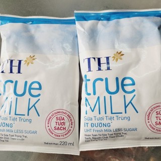 Combo 10 gói Sữa túi TH true milk 220ml