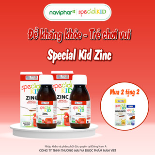 Siro Special Kid Zinc - Bổ sung kẽm cho trẻ đề kháng kém, biếng ăn, kém ăn, tiêu chảy - 125ml