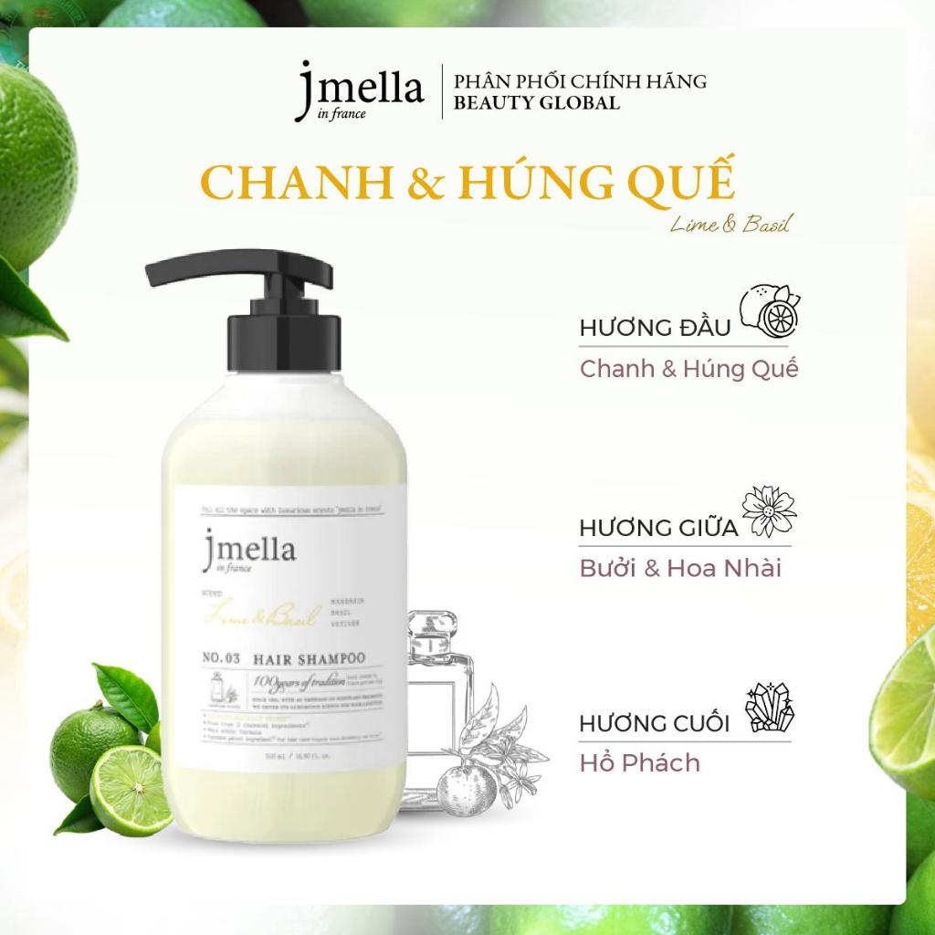 Dầu gội đầu Chanh và Húng Quế JMELLA IN FRANCE LIME & BASIL HAIR SHAMPOO
