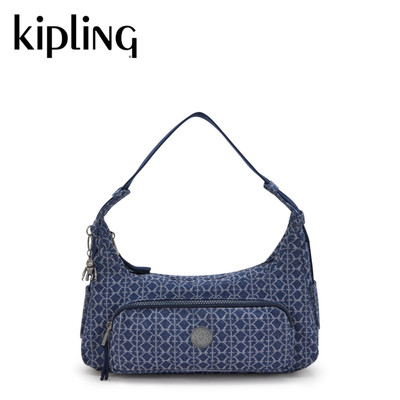 Túi Đeo Vai  KIPLING Shoulder Bags Karis S Signature Denim HUKI5455CA