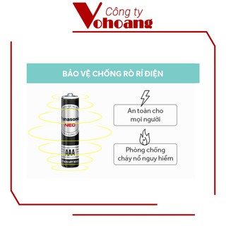 Bộ 18 pin AAA Panasonic R03NT không sạc không chảy nước (không chứa chì)