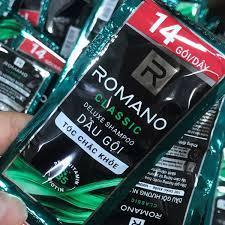 Dây dầu gội nam Romano gói x 5g classic attitude xanh đỏ