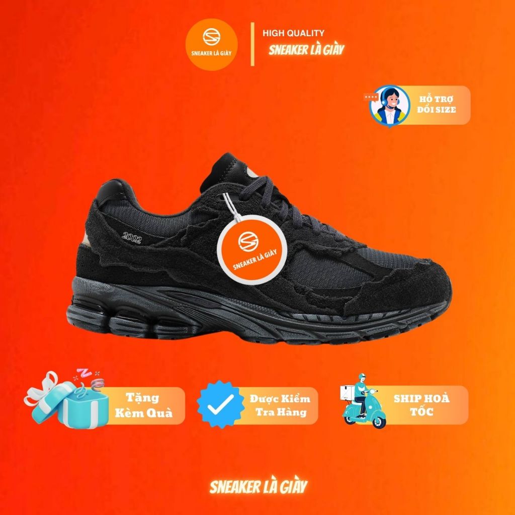 Giày sneaker cổ thấp Running 2002r Protection Pack Phantom M2002RDB Da Lộn - Fullbox HIGH QUALITY