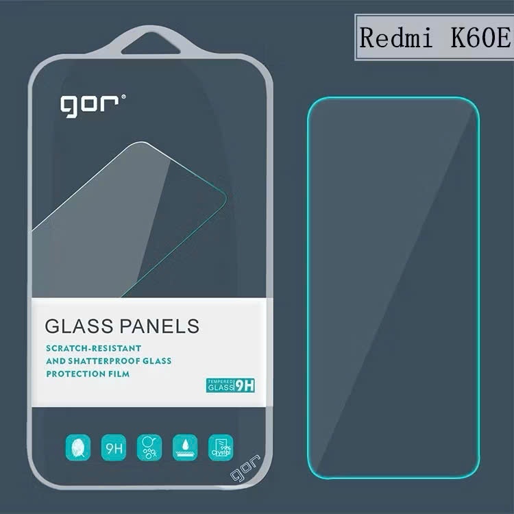 Bộ 2 miếng kính cường lực Gor cho Xiaomi Redmi K60E (gtk)