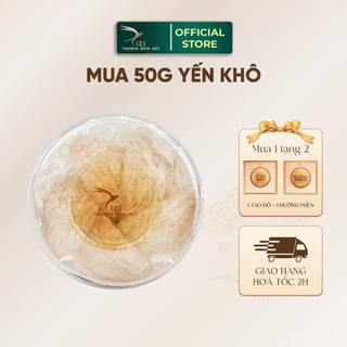   Mua 1 tặng 2  50g Tổ yến khô tinh chế VIP CiCi Thượng Đỉnh Yến nguyên chất Tổ Yến Khánh Hòa tặng kèm táo đường 