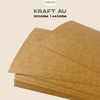 20 tờ giấy Kraft Châu Âu - 300gsm 440gsm - Cắt sẵn khổ A4+ A5 - Làm bìa sổ tay