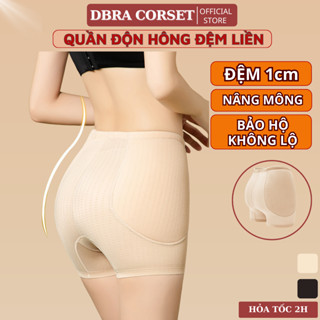  Quần Độn Hông Hỗ Trợ Nâng Mông Tự Nhiên Đệm 1cm Chất Su Đúc Không Viền Chống Lộ DBRA CORSET QD.06 