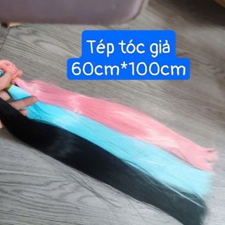 tóc giả búp bê 60cm*100cm phụ kiện may dán tóc cho búp bê 22in,doll20in 