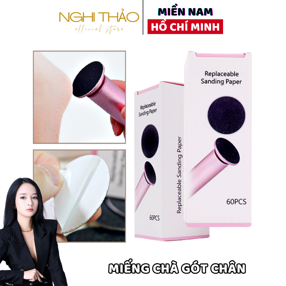 Miếng chà gót chân set 60 miếng Nghi Thảo