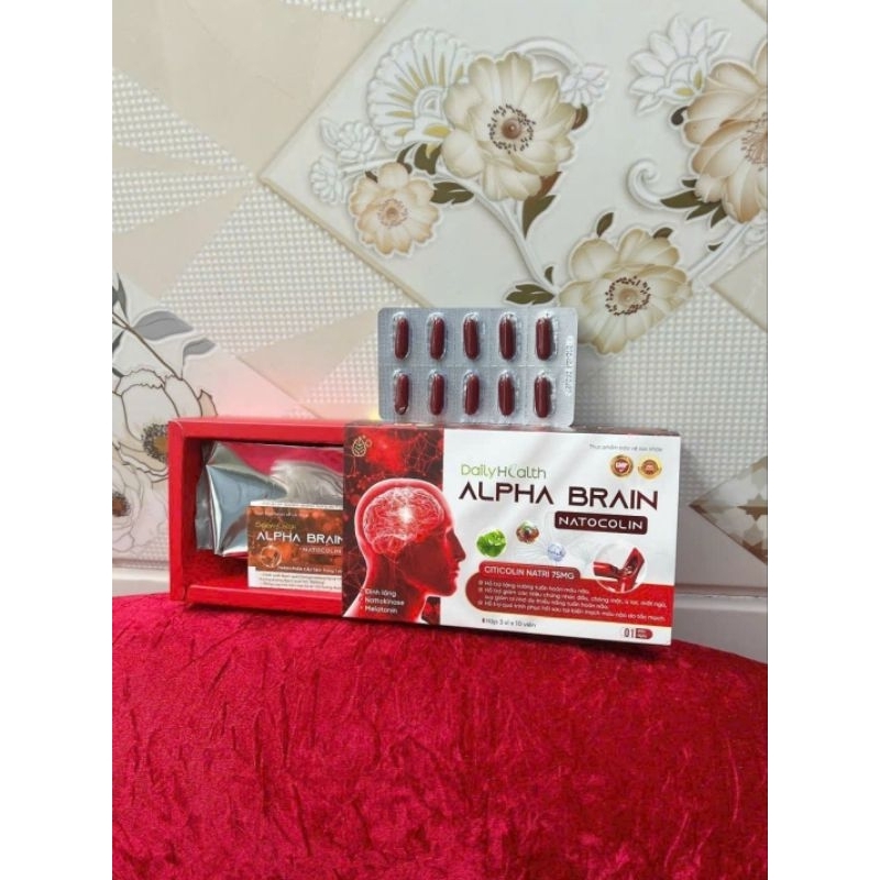 TPBVSK Não Đỏ Alpha Brain Hộp 30 viên