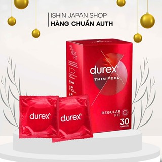 [Chuẩn Auth Size 55] Bao cao su Durex siêu mỏng THIN FEEL NỘI ĐỊA ÚC 30 chiếc/hộp