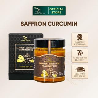  Mật ong ngâm Saffron Curcumin CiCi Thượng Đỉnh Yến cao cấp thượng hạng lọ 200g 